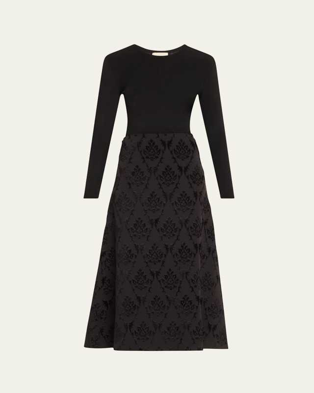 Adita Long-Sleeve Maxi Dress